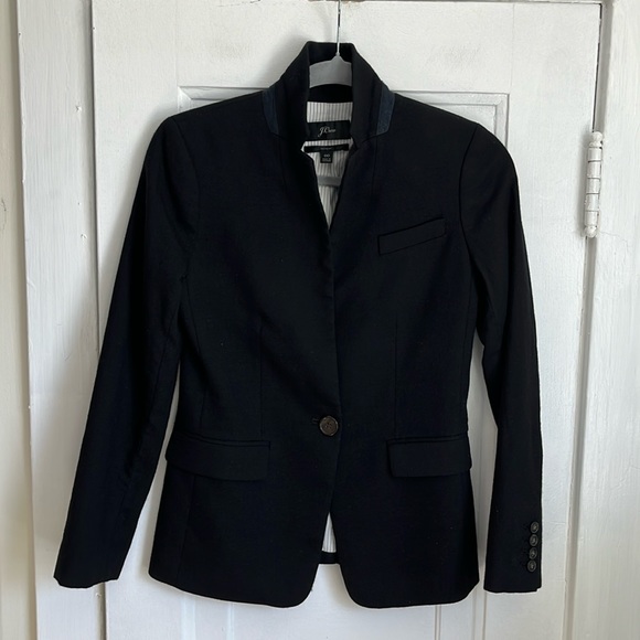 J.Crew Regent Blazer Wool Black - Picture 6 of 12